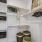 A1 Model: Walk-in Closet with built-in shelving