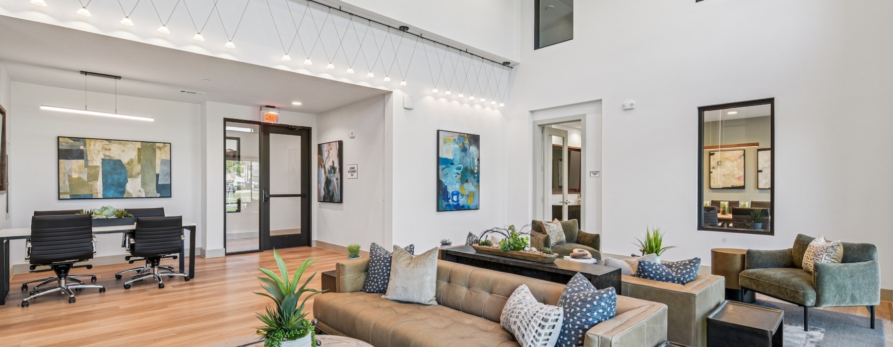 clubhouse with ample seating